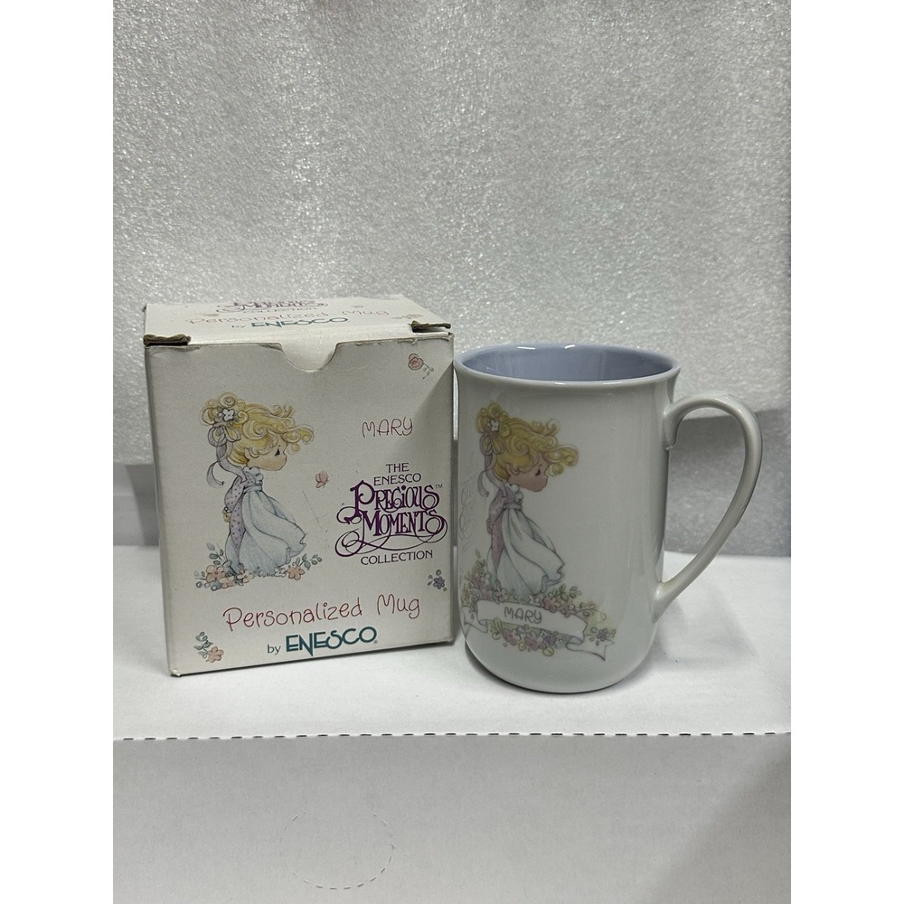Precious‎ Moments Personalized Name "Mary" Cup 1989
